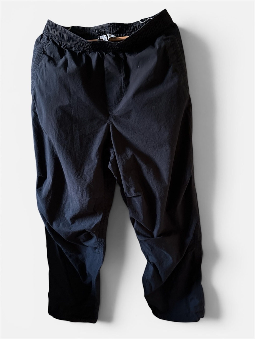 COS Black Elastic-Waist Lightweight Jogger Pants Size XS